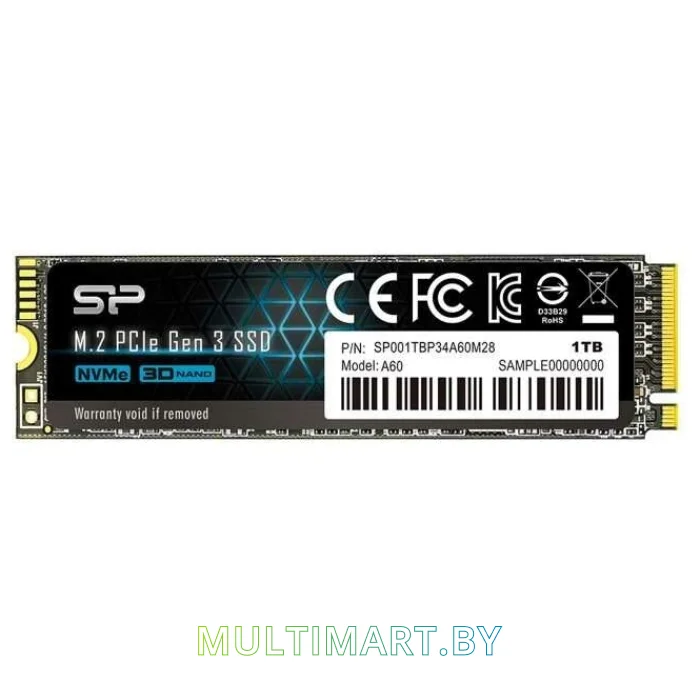 SSD диск Silicon-Power P34A60 1TB (SP001TBP34A60M28)